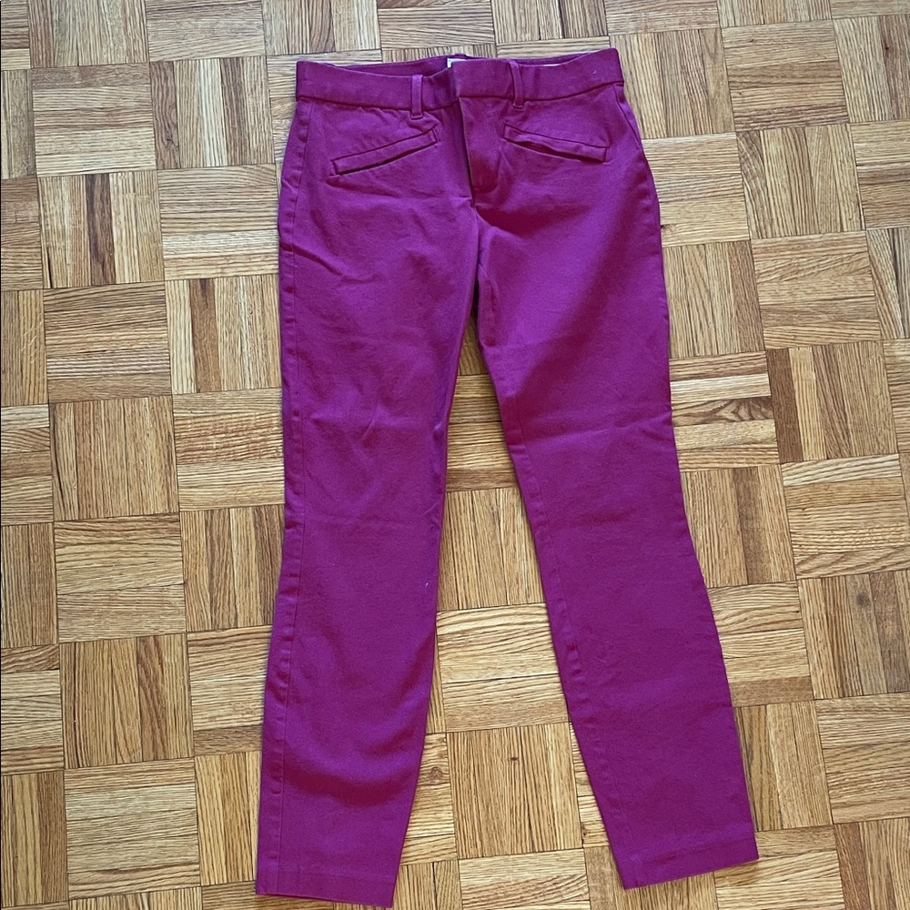 GAP Magenta Ankle Pants